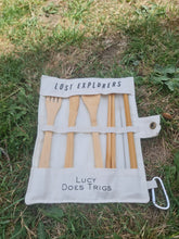 Load image into Gallery viewer, Sustainable Bamboo Cutlery Set